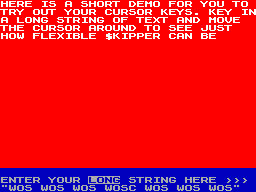 Running screen