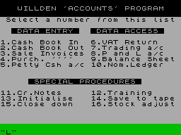 Running screen