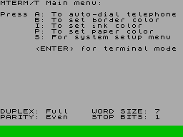 Running screen