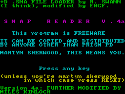 Running screen