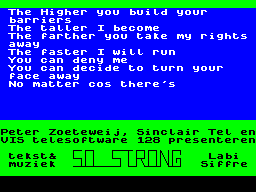 Running screen