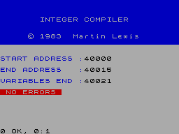 Running screen
