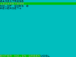 Running screen
