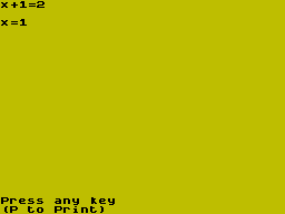 Running screen