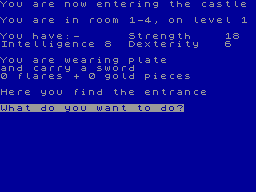 Running screen