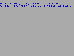 Running screen