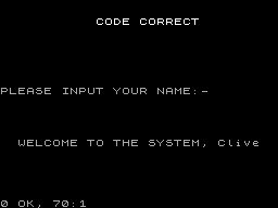 Running screen