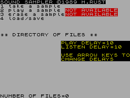 Running screen
