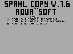 Running screen