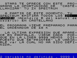Running screen