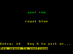 Running screen