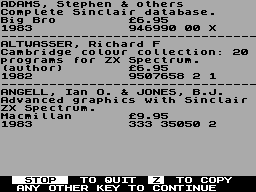 Running screen