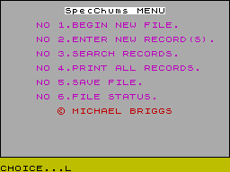 Running screen