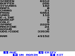 Running screen