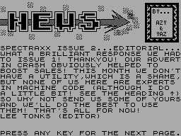 Running screen