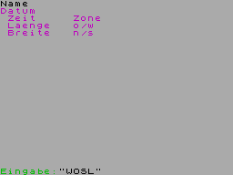 Running screen