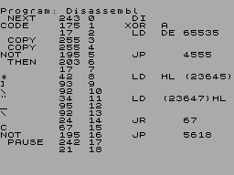 Running screen