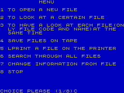 Running screen