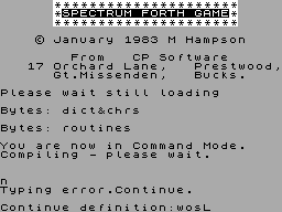 Running screen