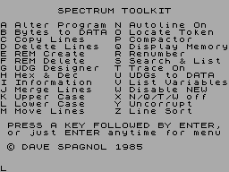 Running screen