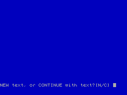 Running screen