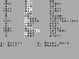 Running screen