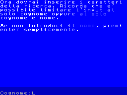 Running screen