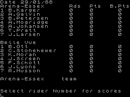 Running screen