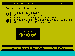 Running screen