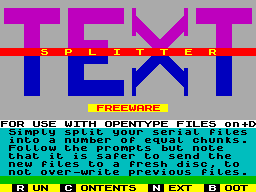 Running screen