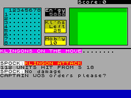 Running screen