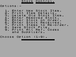 Running screen