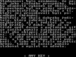 Running screen