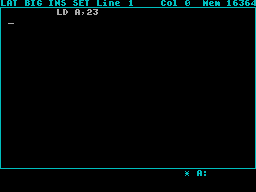 Running screen