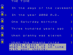 Running screen