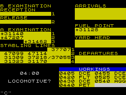 Running screen