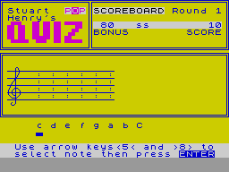 Running screen