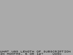 Running screen