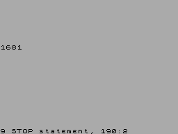 Running screen