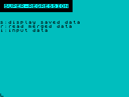 Running screen