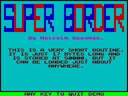 Running screen