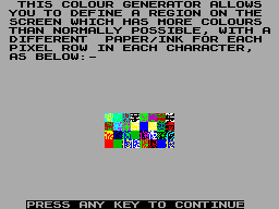 Running screen