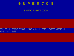Running screen