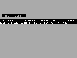 Running screen
