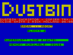 Running screen
