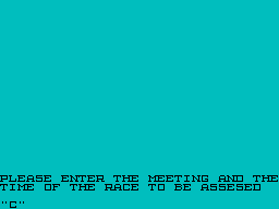 Running screen