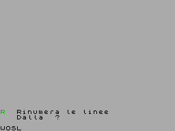 Running screen