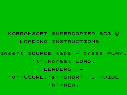 Running screen