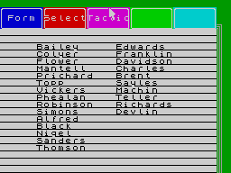 Running screen
