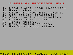 Running screen
